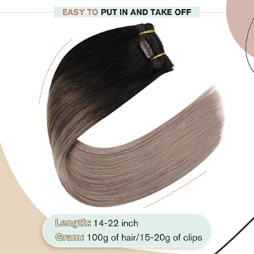 Ugeat 22" Ombre Clip in Extensions for Stunning Looks