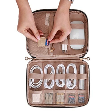 BAGSMART Electronics Organizer for Travel & Cables