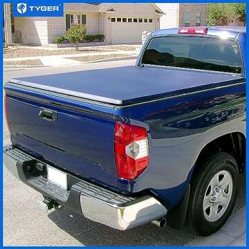Tyger Auto T3 Soft Tri-Fold Truck Bed Tonneau Cover Compatible with 2014-2021 Toyota Tundra (Does Not Fit Trail Special Edition with Storage Boxes) | Fleetside 5.5' Bed (66") | TG-BC3T1432 , Black