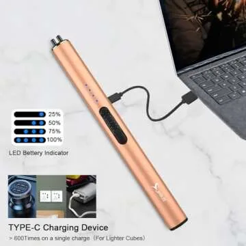 SUPRUS Rechargeable Electric Lighter - Windproof & Safe