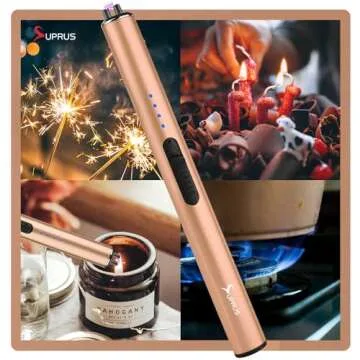 SUPRUS Rechargeable Electric Lighter - Windproof & Safe