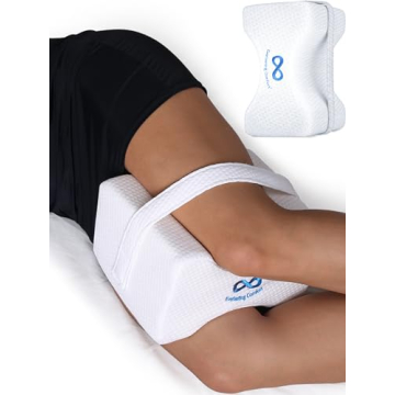 Everlasting Comfort Knee Pillow - Memory Foam for Back Pain Relief and Comfort