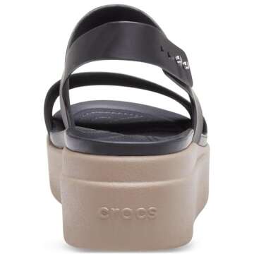 Crocs Women's Brooklyn Low Wedges - Stylish Comfort Sandals