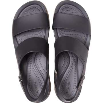 Crocs Women's Brooklyn Low Wedges - Stylish Comfort Sandals