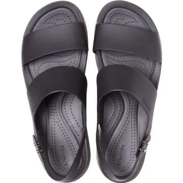 Crocs Women's Brooklyn Low Wedges - Stylish Comfort Sandals