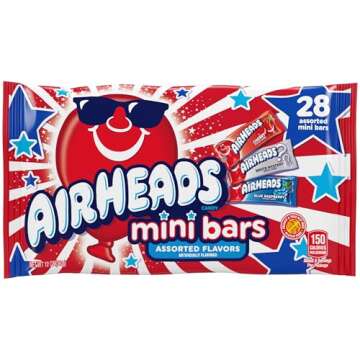 Airheads Mini Bars Variety Pack - Perfect for Parties