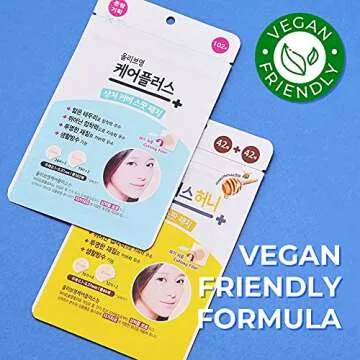 OLIVE YOUNG Care Plus Spot Pimple Patches 1Pack(102 Count) - Hydrocolloid bandages, Sticker pack for Acne, Blemishes, and Zits, (10mm*72ea+12mm*30ea)