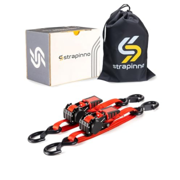Strapinno Retractable Ratchet Straps for Safe Transport