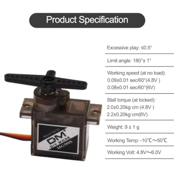 diymore 4pcs DM90S Metal Gear Micro Servo for RC Models