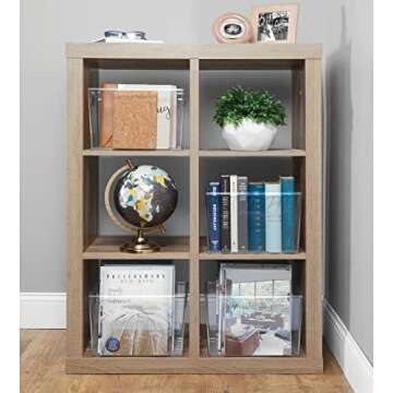 mDesign Deep Plastic Home Storage Organizer Bin for Cube Furniture Shelving in Office, Entryway, Closet, Cabinet, Bedroom, Laundry Room, Nursery, Kids Toy Room - 12" x 8" x 7.5" - 2 Pack - Clear