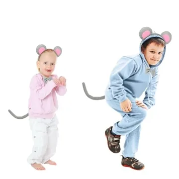 Berjena Mouse Ears Set for Halloween or Parties