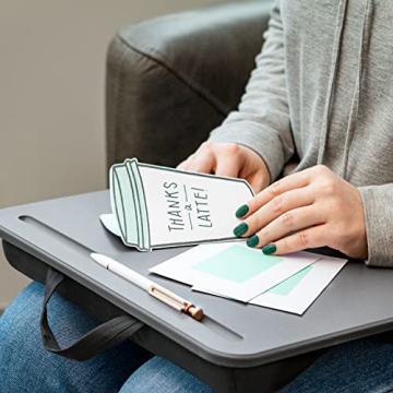 LAPGEAR Compact Lap Desk - Charcoal for 15" Laptops