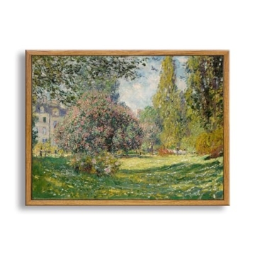 Ploceiny Framed Canvas Wall Art Decor, Vintage Wall Art for Living Room Office Bedroom Decor, Meadow...