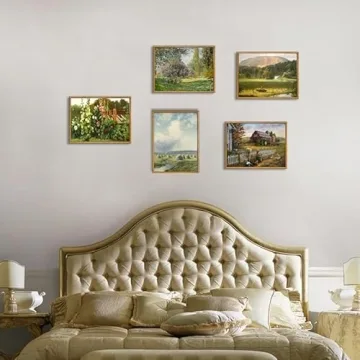 Ploceiny Vintage Wall Art for Living Room and Office
