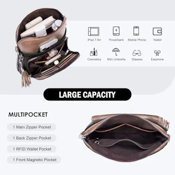 Roulens Stylish and Functional Crossbody Purse for Women