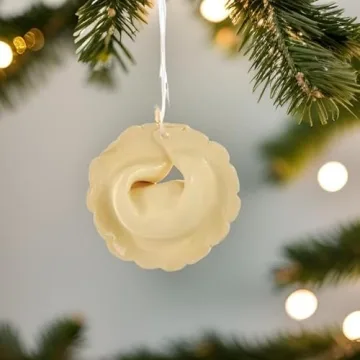 Tortellini Ravioli Ornaments Set - Fun Holiday Decor