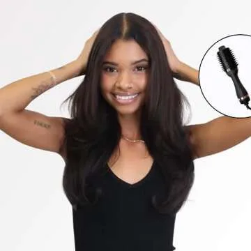 FoxyBae 60mm Hair Dryer Brush for Salon-Quality Styles