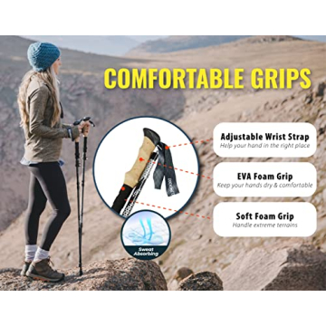 Lightweight Trek-Z Trekking Poles for Adventurers