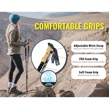 Lightweight Trek-Z Trekking Poles for Adventurers