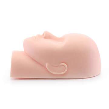 Foraineam 2-Pack Practice Training Head for Beauty Skills