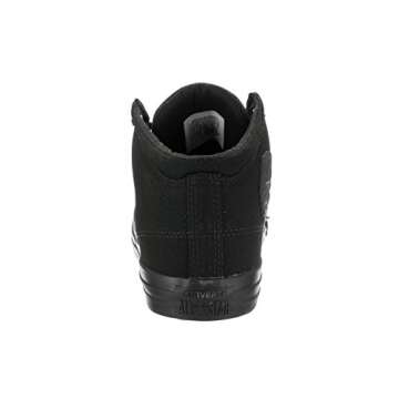 Converse Men's Street Canvas High Top Sneaker, Black/Black/Black, 7 M US