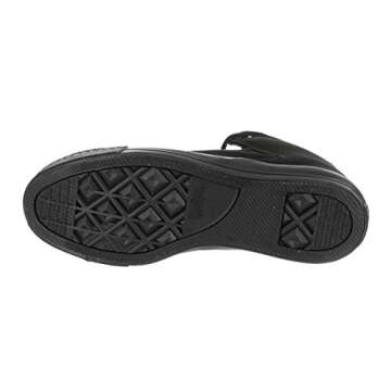 Converse Men's Street Canvas High Top Sneaker, Black/Black/Black, 7 M US