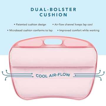 LAPGEAR MyDesk Lap Desk - Portable & Stylish for Laptops