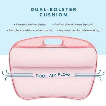 LAPGEAR MyDesk Lap Desk - Portable & Stylish for Laptops