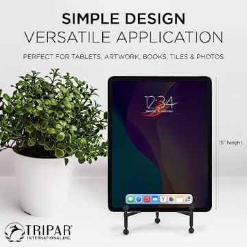 TRIPAR Modern Tripod Easel Display for Elegant Showcasing