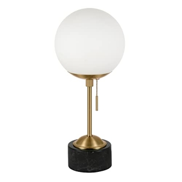 Reagan Table Lamp - Art Deco Marble & Glass Design