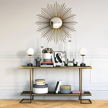 Reagan Table Lamp - Art Deco Marble & Glass Design