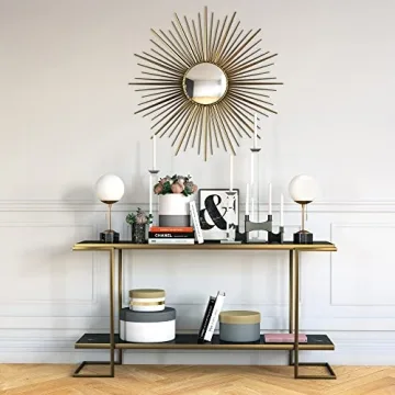 Reagan Table Lamp - Art Deco Marble & Glass Design