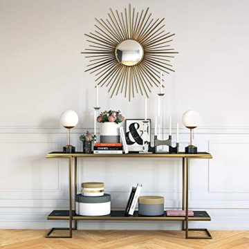 Reagan Table Lamp - Art Deco Marble & Glass Design