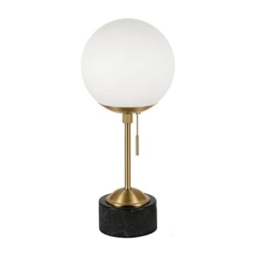 Reagan Table Lamp - Art Deco Marble & Glass Design
