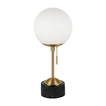 Reagan Table Lamp - Art Deco Marble & Glass Design