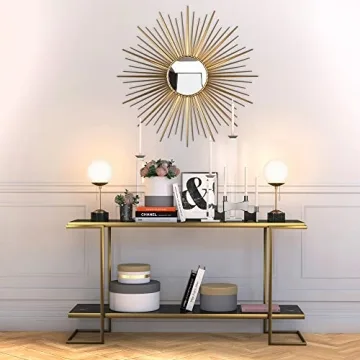 Reagan Table Lamp - Art Deco Marble & Glass Design