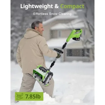 DEGGE Cordless Snow Shovel - Lightweight & Powerful 21V Solutions