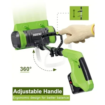 DEGGE Cordless Snow Shovel - Lightweight & Powerful 21V Solutions