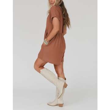 Yidarer Women's Summer Rompers - Stylish Casual V Neck