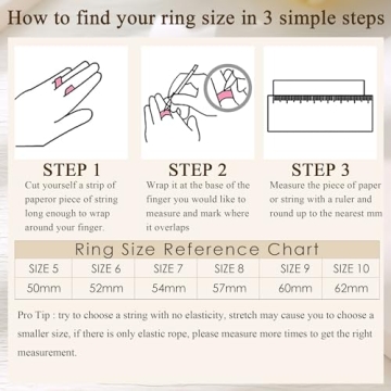 Florideco 10 PCS Dainty Rings for Women Non Tarnish Stackable Ring Set Wedding Promise Eternity Bands Rings Trendy Thin Simple Thumb Knuckle Stacking Ring Pack Size 5