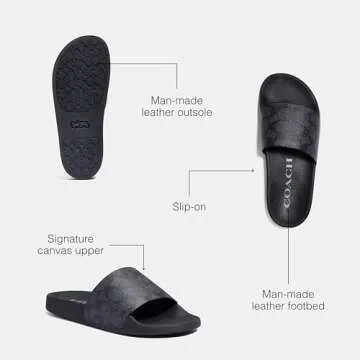 Shop Coach Udele Slide Sandals for Woman's Summer Comfort