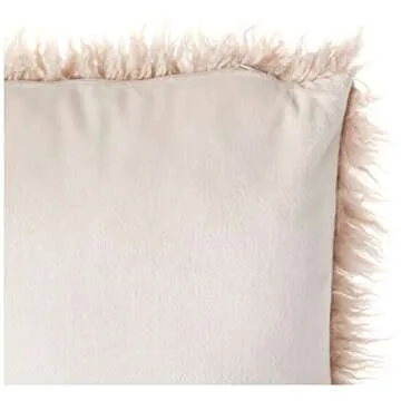 Luxurious Faux Fur Throw Pillow by SARO Lifestyle