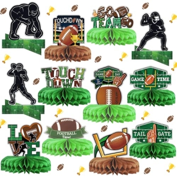 MZ.ogm Football Centerpieces for Table – Super Bowl Table Decorations