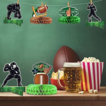 MZ.ogm Football Centerpieces for Super Bowl Table Decorations