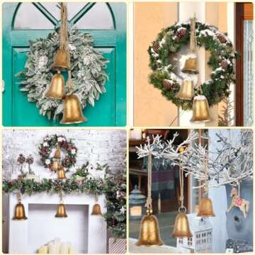 Handmade Rustic Christmas Bells - Perfect for Decor & Gifts