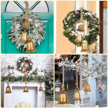 Handmade Rustic Christmas Bells - Perfect for Decor & Gifts