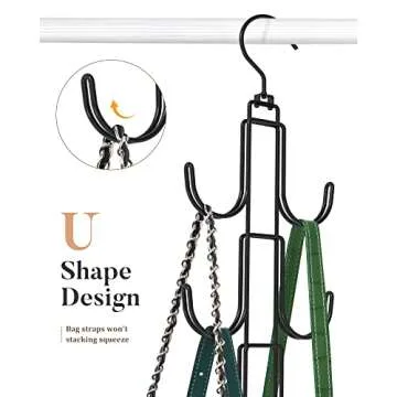 Purses Hanger Organizer 2 Pack for Space Saving Storage