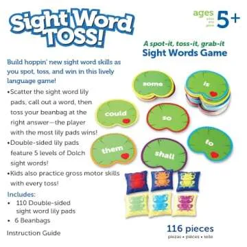 Sight Word Toss Game - Fun Learning for Kids 4-7