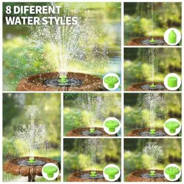 Solar Bird Bath Fountain Pump - Eco-Friendly Outdoor Decor