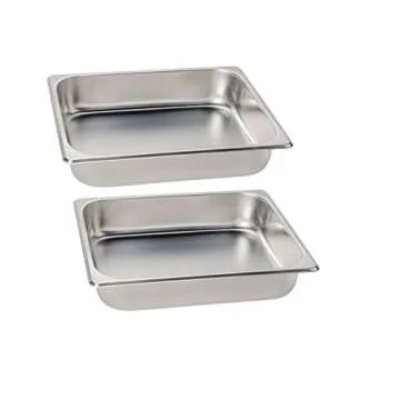 Stainless Steel Chafer Food Pans - Premier Choice 2 Pack